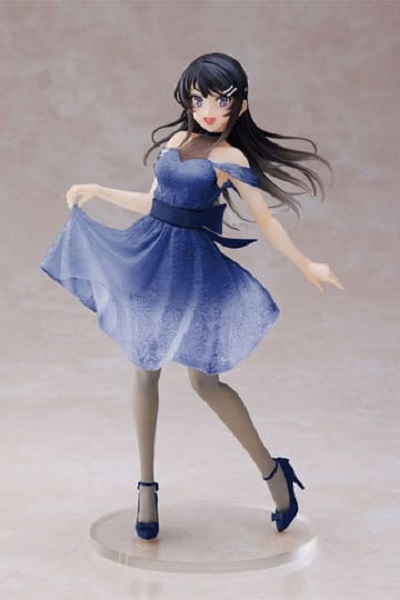 Rascal Does Not Dream of Bunny Girl Senpai PVC Statue Mai Sakurajima Clear Dress Ver. Renewal Edition 20 cm