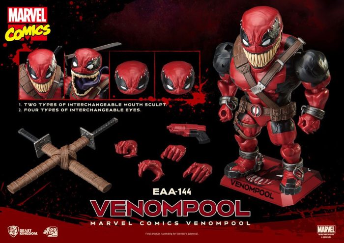 Marvel Comics Egg Attack Action Action Figure Venompool 21 cm - Image 5