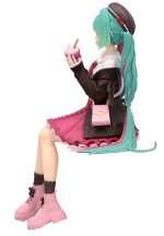 Hatsune Miku Noodle Stopper PVC Statue Autumn Date Pink Color Ver. 14 cm — изображение 2