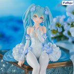 Hatsune Miku Noodle Stopper PVC Statue Miku Flower Fairy Nemophila 15 cm — изображение 4
