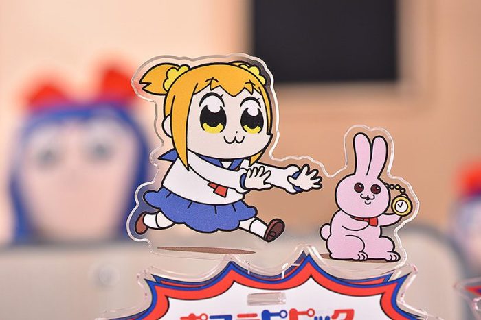 Pop Team Epic GoodSmile Moment Rocking Acrylic Stand Popuko & Rabbit 10 cm - Image 3