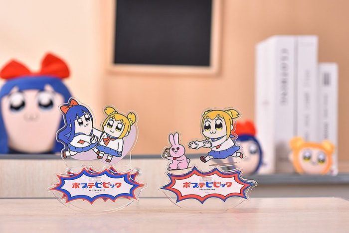 Pop Team Epic GoodSmile Moment Rocking Acrylic Stand Popuko & Rabbit 10 cm - Image 4