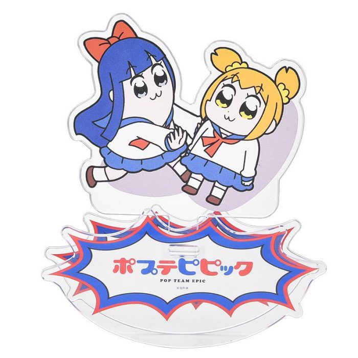Pop Team Epic GoodSmile Moment Rocking Acrylic Stand Popuko & Pipmi 12 cm - Image 4