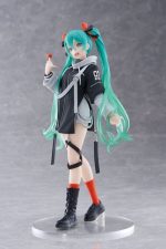 Hatsune Miku Wonderland PVC Statue Fashion Punk Ver. 18 cm — изображение 2