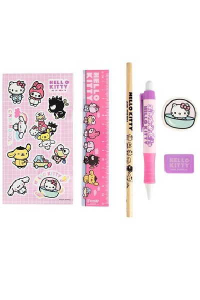 Sanrio Stationery Set 6-Pack Hello Kitty