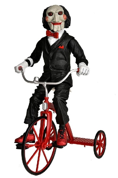 Saw Action Figure with Sound Billy with Tricyle 30 cm