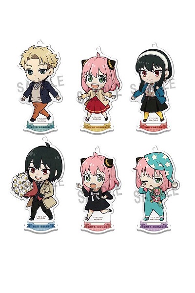 Spy x Family TokoToko Mascot Acrylic Figure Vol. 1 Display 7 cm (1 BLIND BOX)