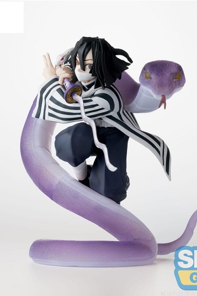Demon Slayer: Kimetsu no Yaiba Xross Link Anime PVC Statue Obanai Iguro Hashira Training Arc 14 cm