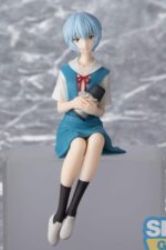 Rebuild of Evangelion PM Perching PVC Statue Rei Ayanami Evangelion New Theatrical Edition 14 cm